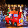 Picture of Christmas Decor Inflatable Santa Claus with Lights - 9'
