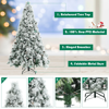 Picture of 7' Christmas Tree with Snow and Decor