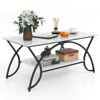 Picture of Living Room Faux Marble Top Coffee Table
